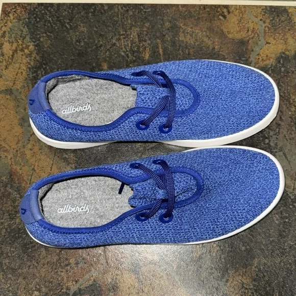 ALLBIRDS Tree Skipper Women's Boat Shoe in Hazy Cobalt Blue, Size 10 - Picture 5 of 7
